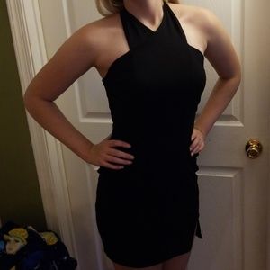 Nwot Express Little Black Halter Dress Size 6
